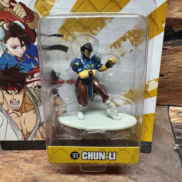 Jada Toys Street Fighter Chun-Li Nano Metalfigs Die-Cast Figure SF3 Gaming MOC - Picture 2 of 7